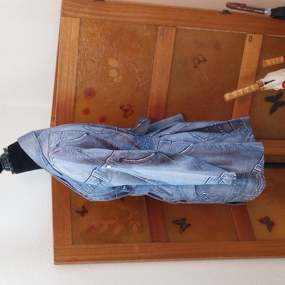 VTG 60’s Belted Patchwork Denim Jacket - Picture 11 of 16